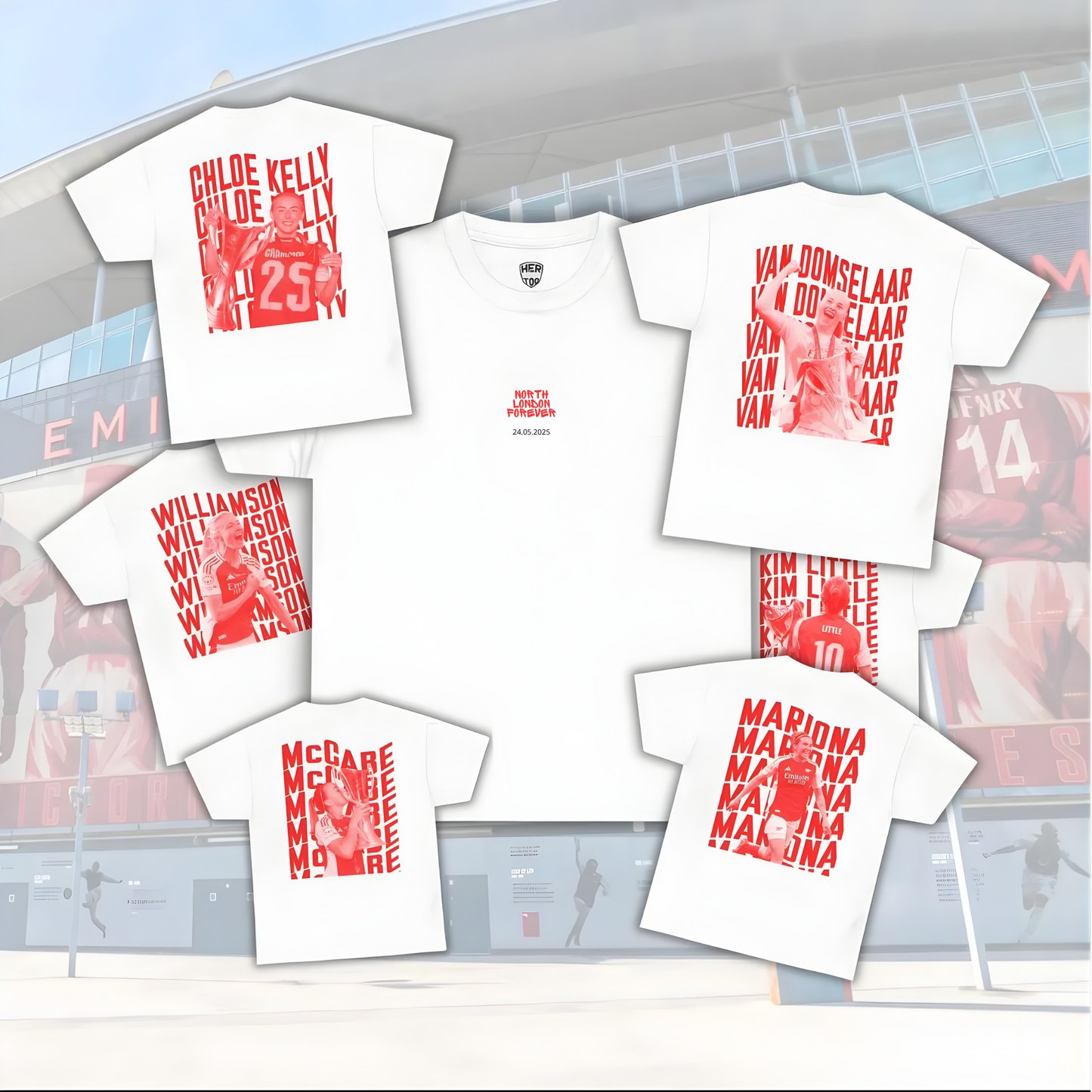 Arsenal Women Icons Tee Collection