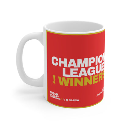 Mug Arsenal CL Winners