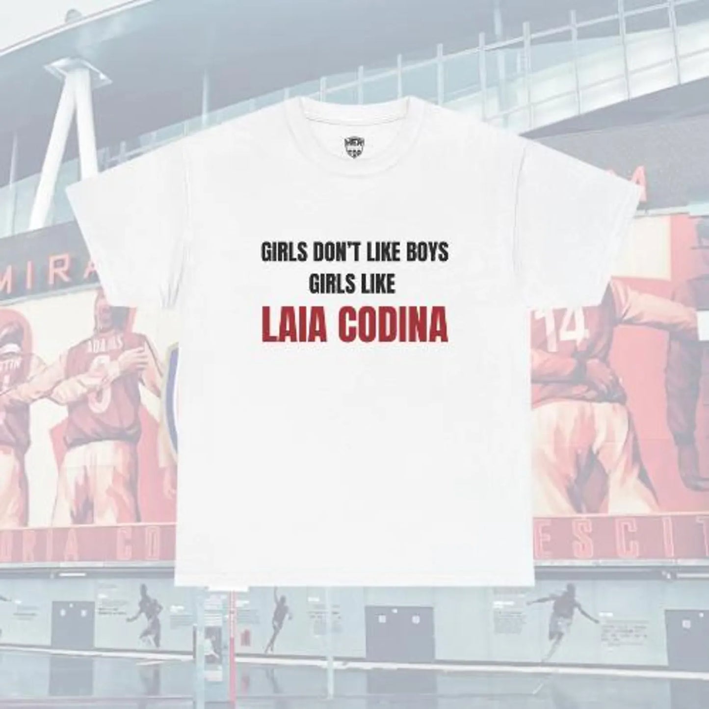 T-shirt “Girls Like” – Arsenal Women Edition