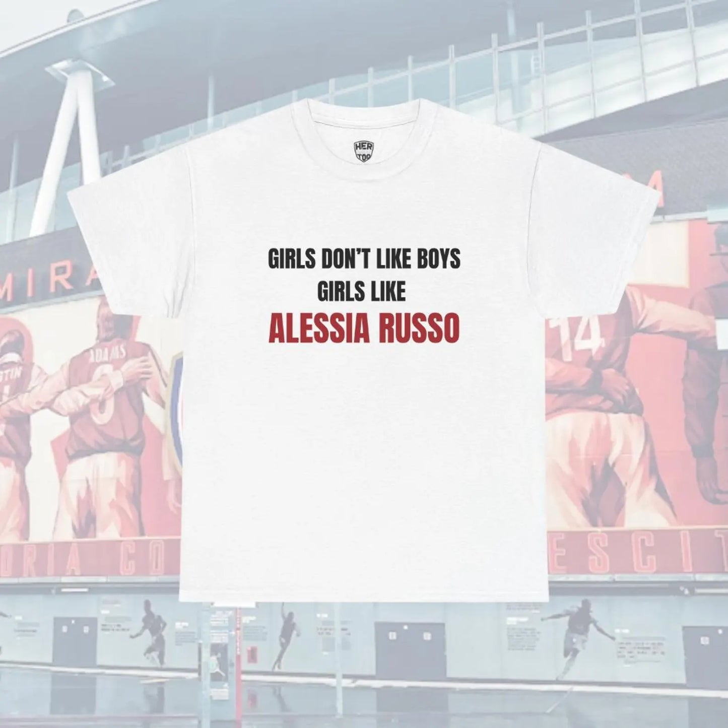 T-shirt “Girls Like” – Arsenal Women Edition
