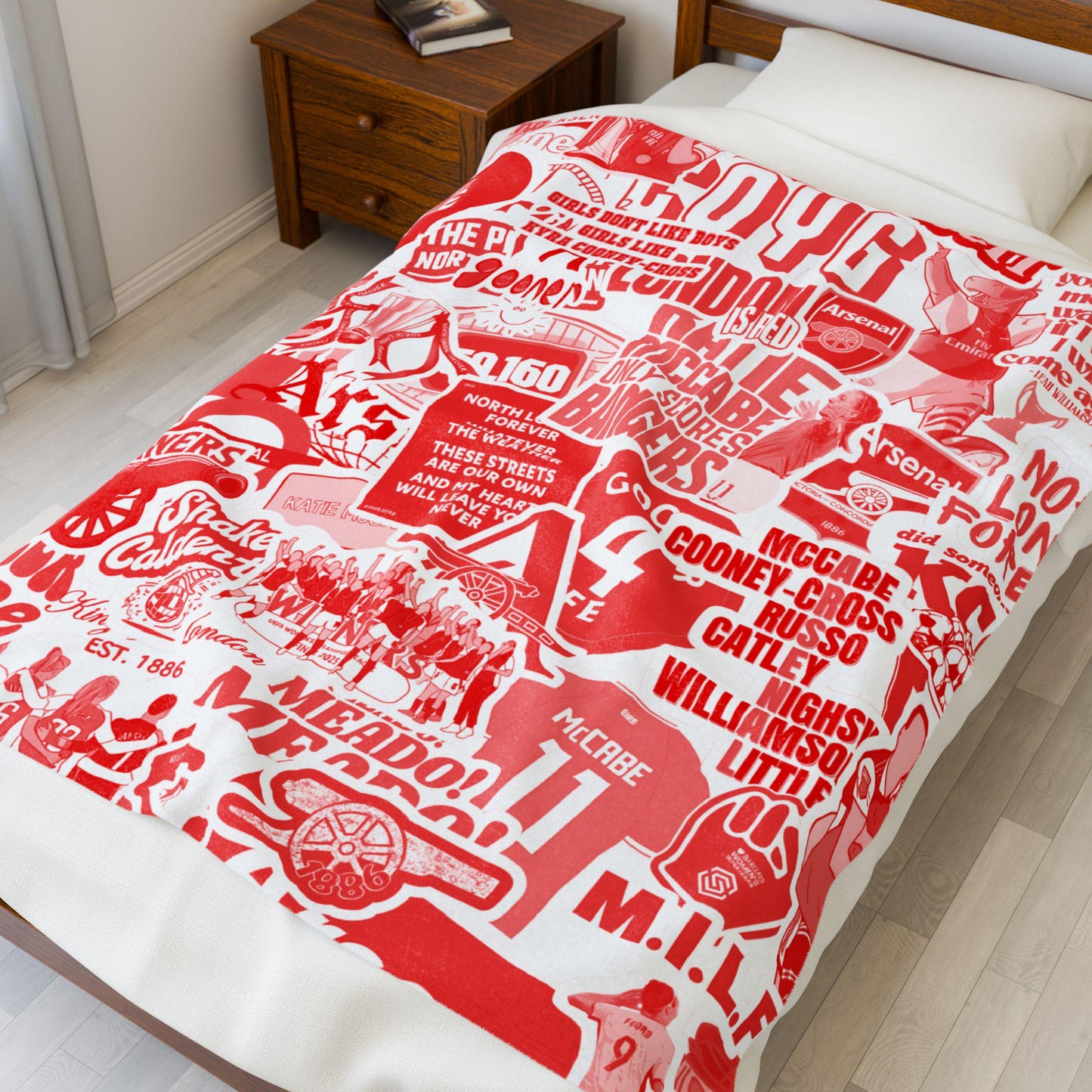 Arsenal Women Fc Blanket