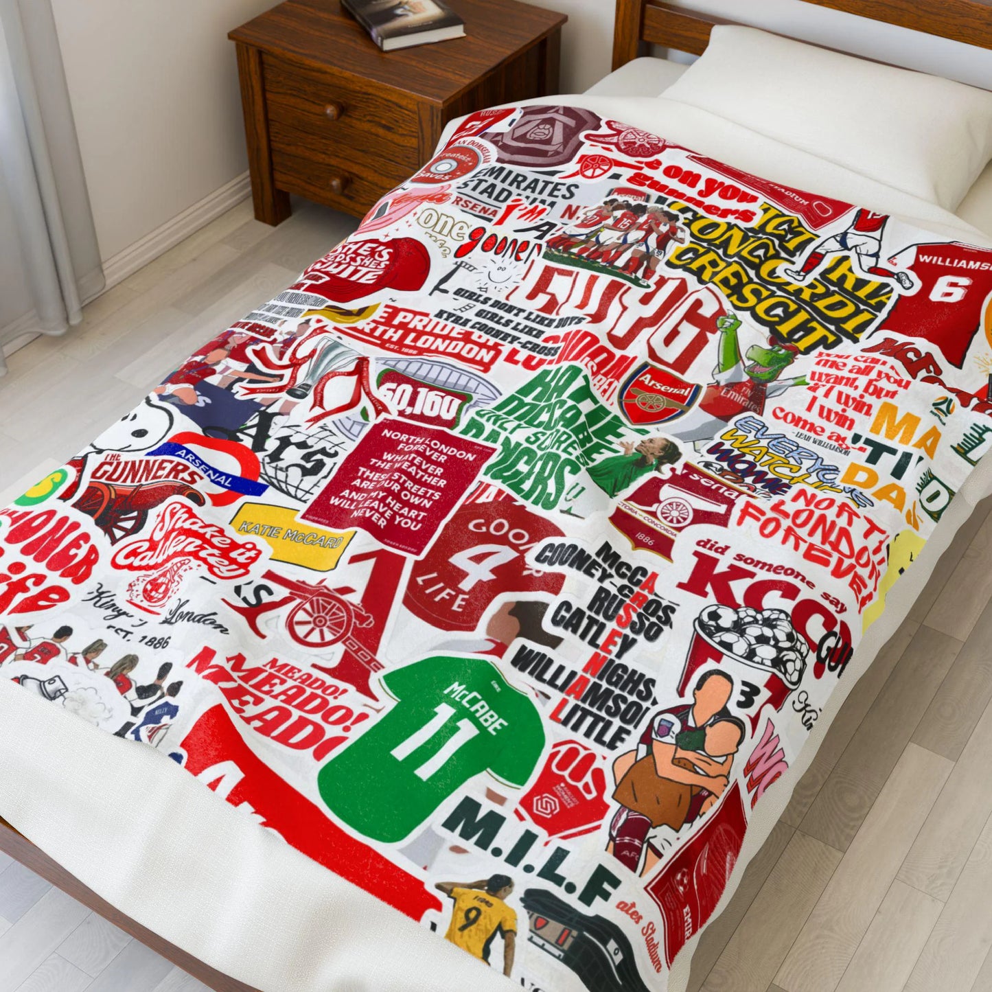 Arsenal Women Fc Blanket