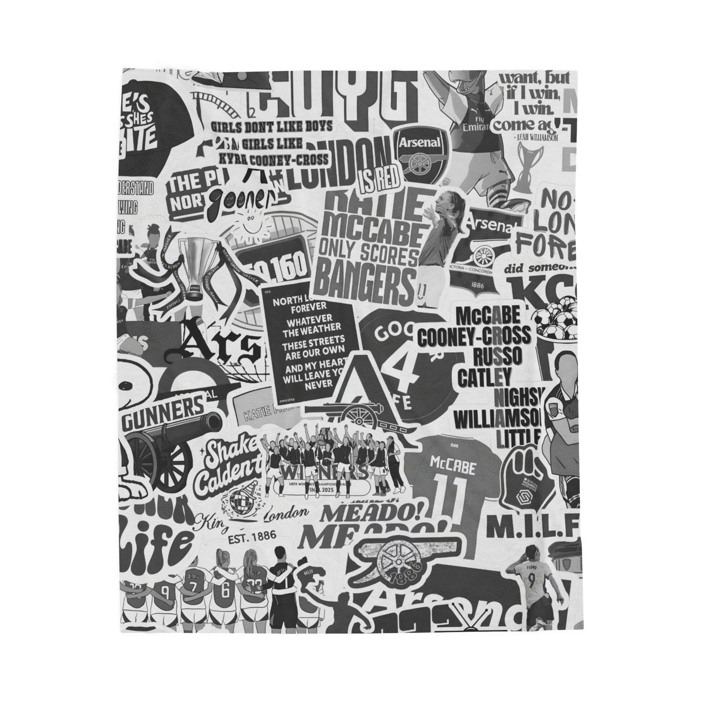 Arsenal Women Fc Blanket